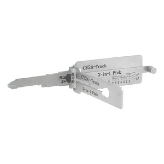 Original Lishi 2-In-1 Pick and Decoder 8-Cut Anti-Glare CY24 / Y157 / Y159 (Commercial Vehicles)